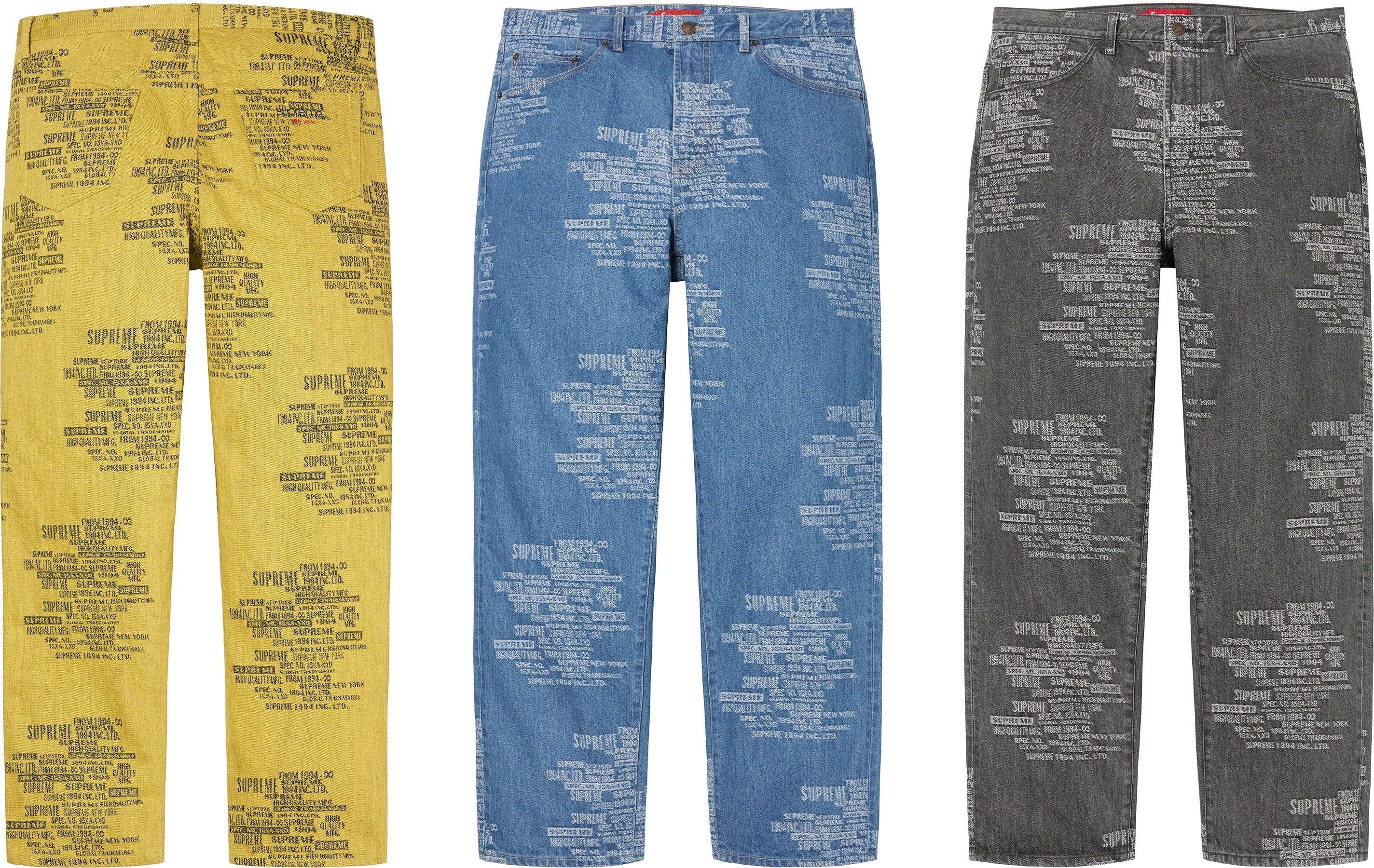 Trademark Jacquard Baggy Jean